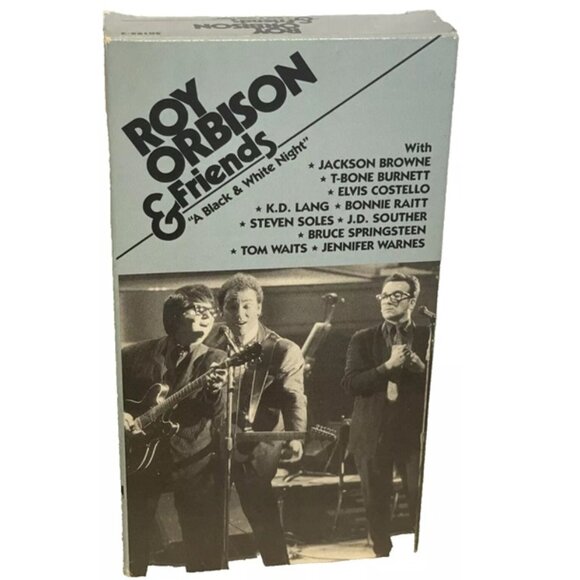 Roy Orbison & Friends A Black & White Night 1988 VHS HBO VG Jackson Browne - Picture 1 of 10